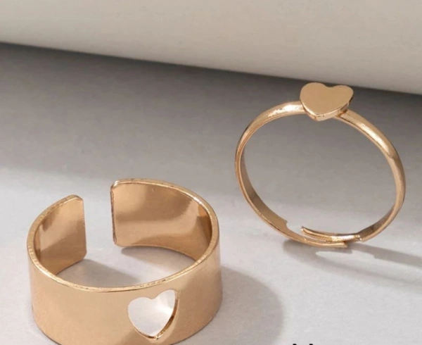 Couple ring set heart